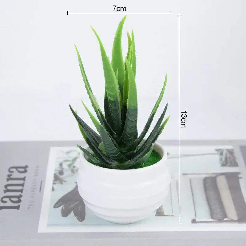 Artificial Plants Bonsai Small Tree Pot Fake Plant Flowers Potted Ornaments For Home Room Table Decoration Hotel Garden Decor - Sublake 