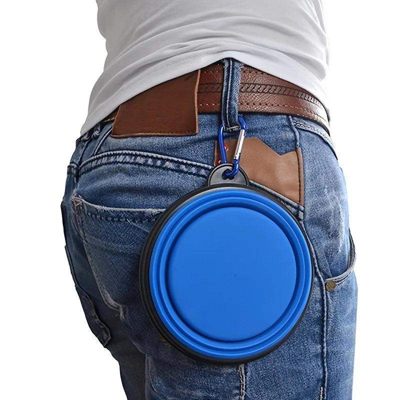 Portable Collapsible Pet Bowl – Silicone Dog & Cat Travel Bowl - Sublake 