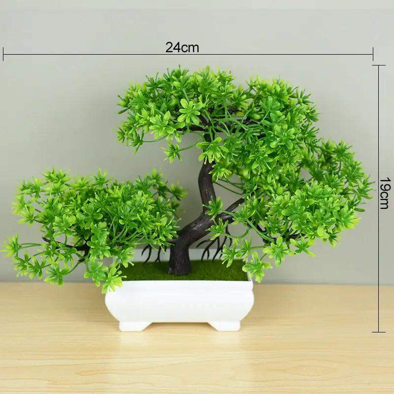 Artificial Plants Bonsai Small Tree Pot Fake Plant Flowers Potted Ornaments For Home Room Table Decoration Hotel Garden Decor - Sublake 