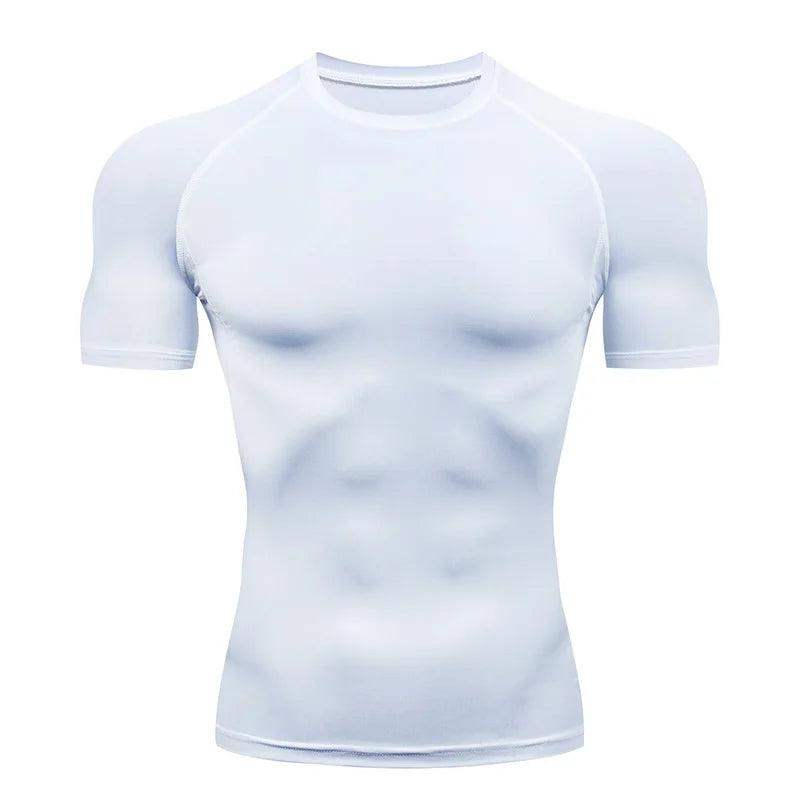 Men's Compression Short Sleeve Gym Fitness Running Shirt - Sublake 