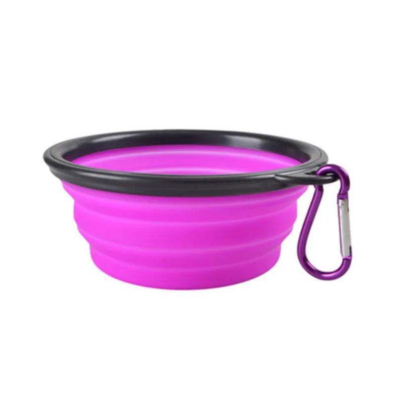 Portable Collapsible Pet Bowl – Silicone Dog & Cat Travel Bowl - Sublake 