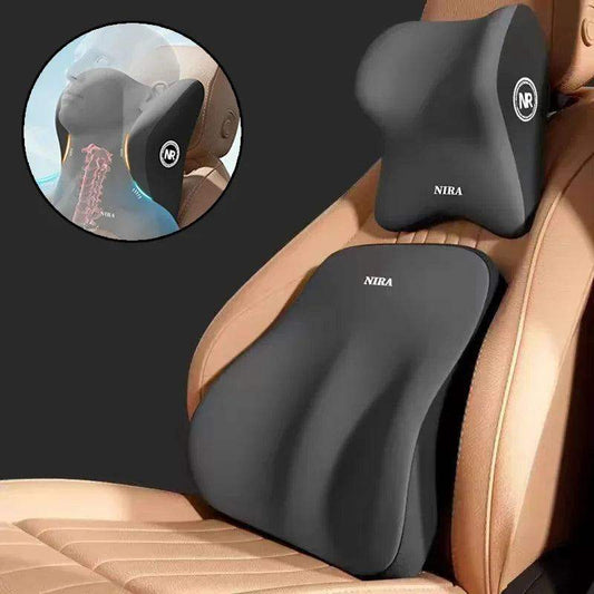 Ultimate Premium Memory Foam Car Lumbar Neck Cushion - Sublake 