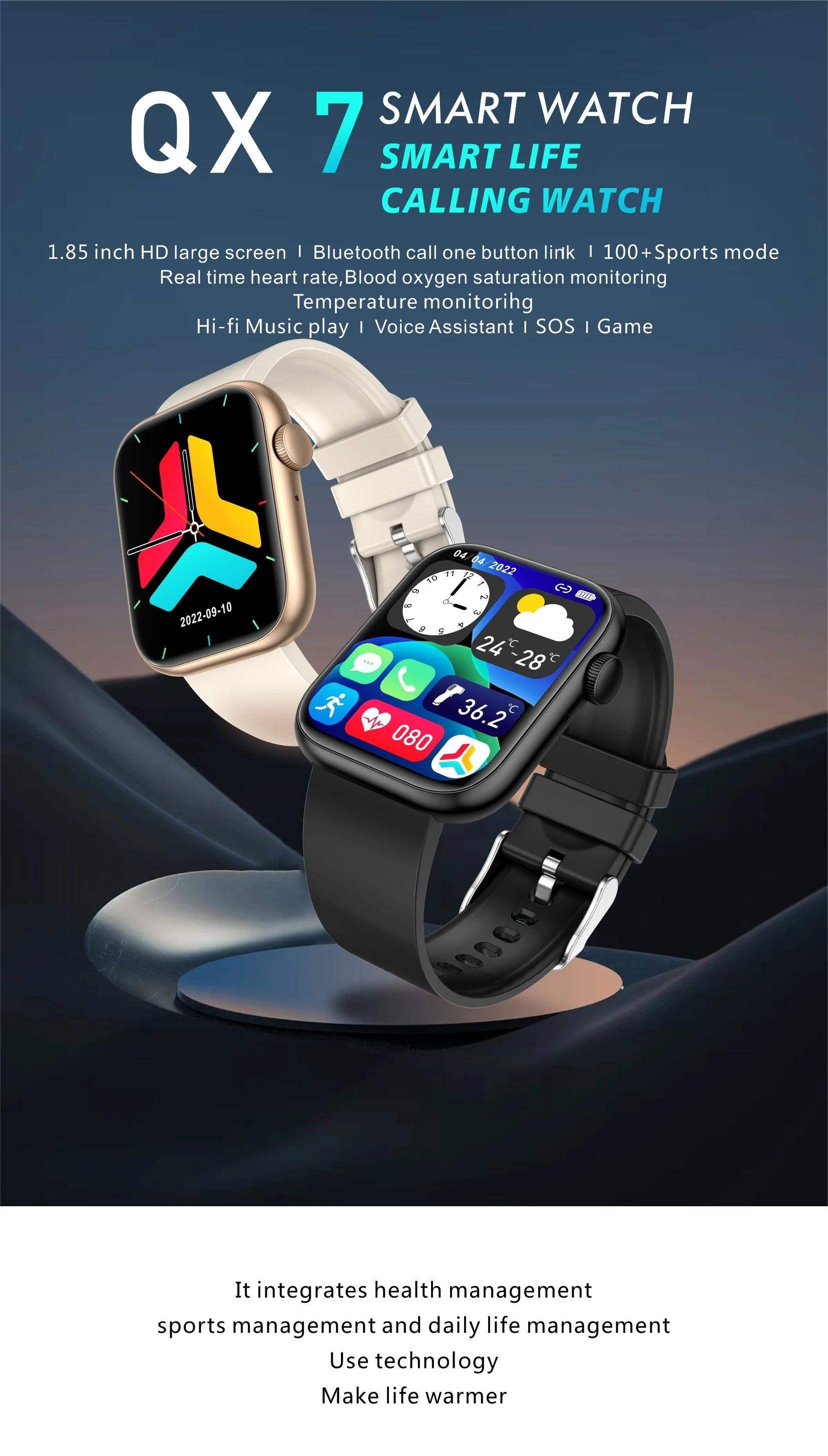 LIGE 2025 Smartwatch – Bluetooth Calls, Fitness & Style - Sublake 