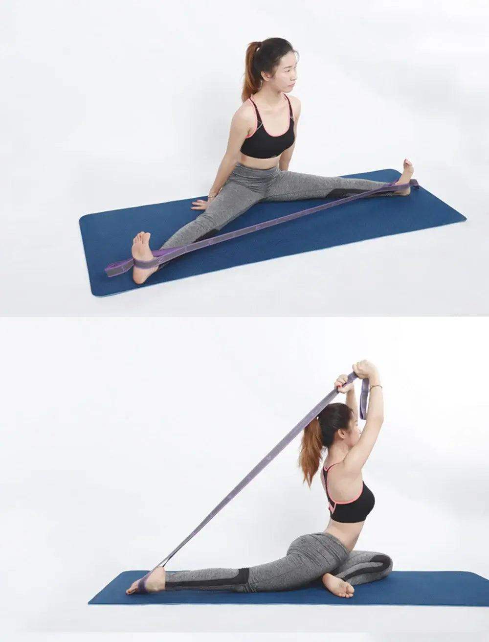 Unisex Elastic fitness, Gym & Yoga Resistance Stretch Band - Sublake 