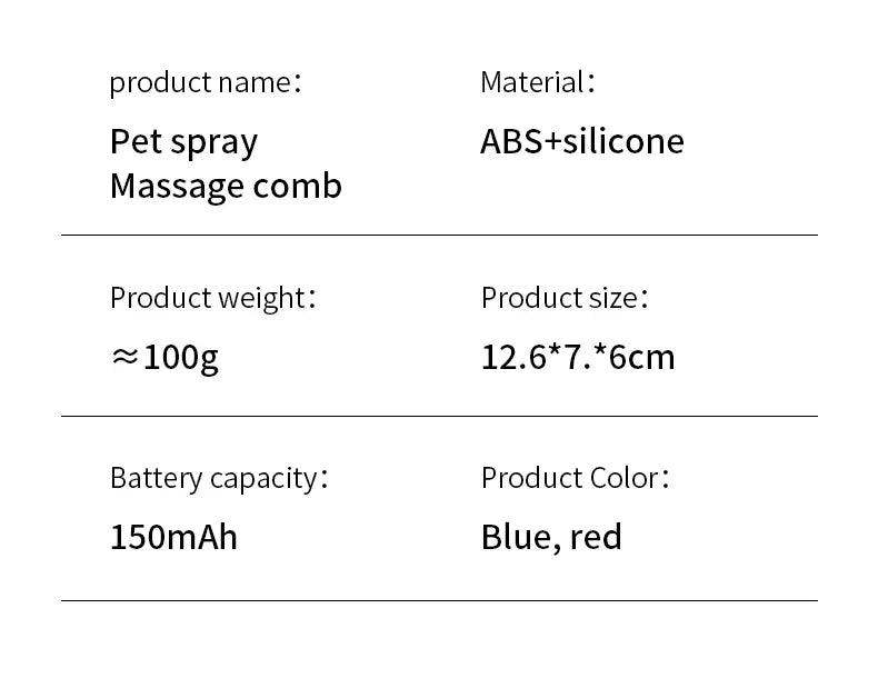 3 in 1 Pet Grooming Brush With Hair Removal And Massage - Sublake 