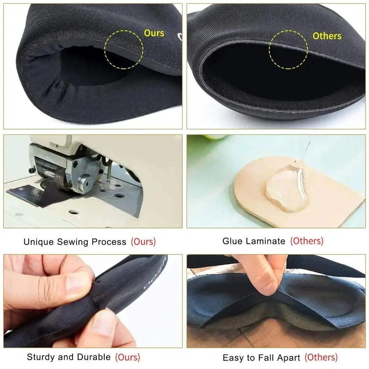 3D Eye Mask for Sleeping with Light-Blocking Design - Sublake 