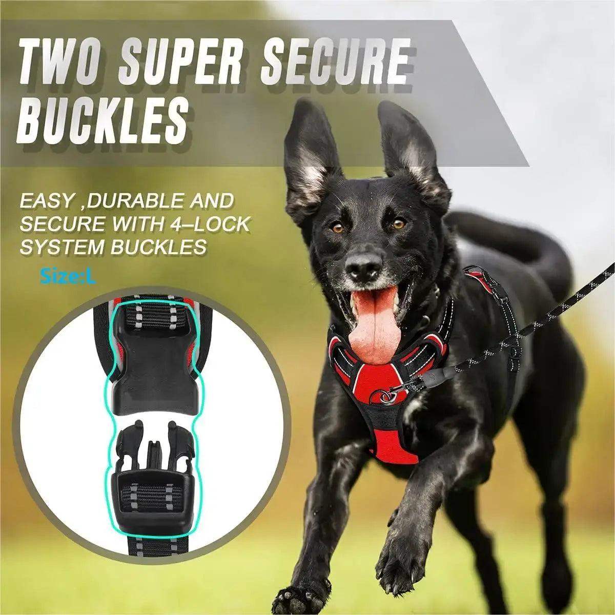 No Pull Dog Harness Front Clip Easy Control For Large Dogs - Sublake 