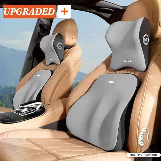 Ultimate Premium Memory Foam Car Lumbar Neck Cushion - Sublake 