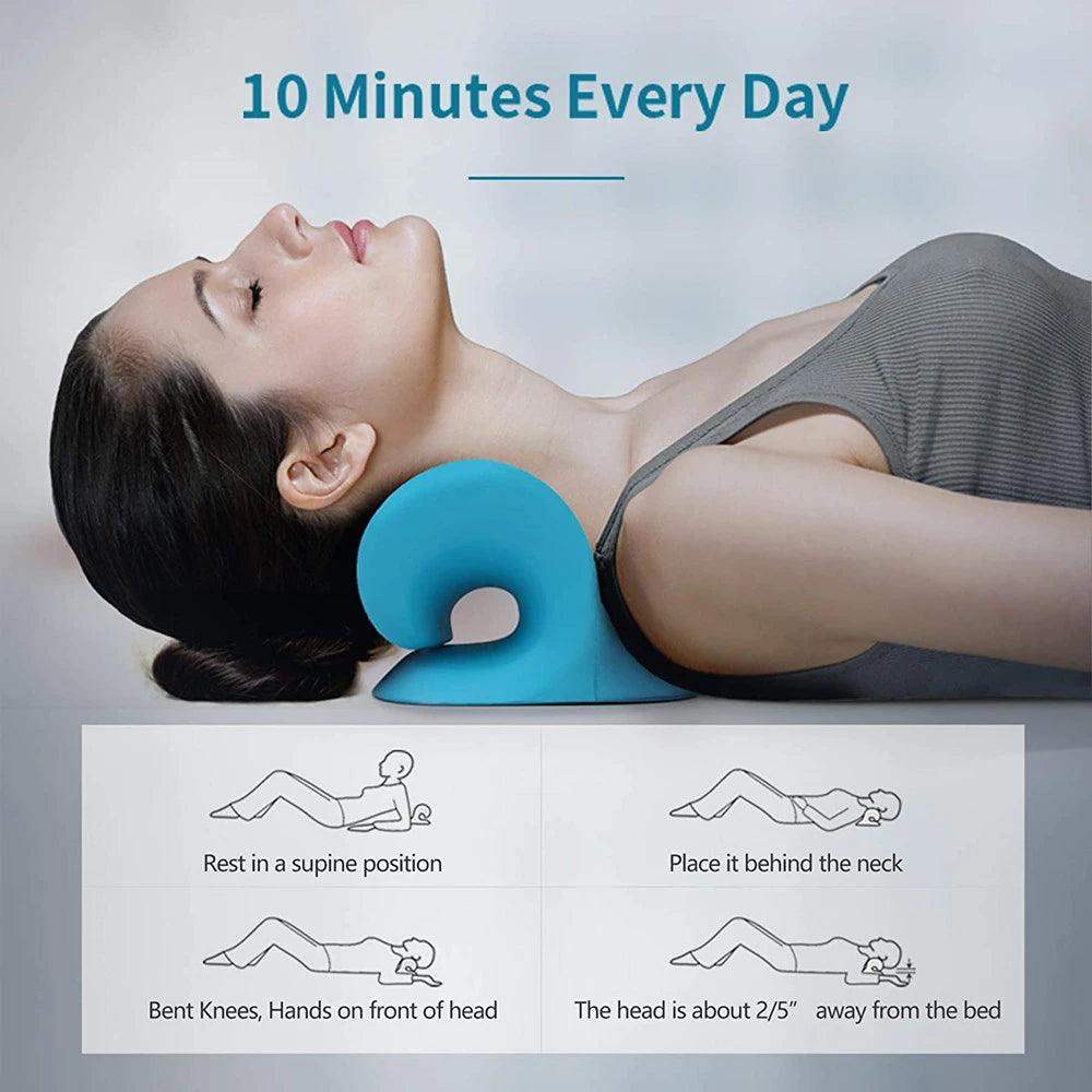 Cervical Neck Shoulder Chiropractic Relax Pillow - Sublake 