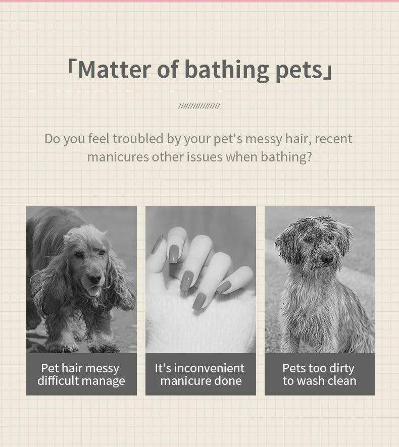 3 in 1 Pet Grooming Brush With Hair Removal And Massage - Sublake 