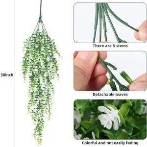 1Pcs 76CM Artificial Ivy Hanging Plants Fake Plant for Home Room Decor Garden Wedding Decoration Outdoor Ornaments Accessories - Sublake 