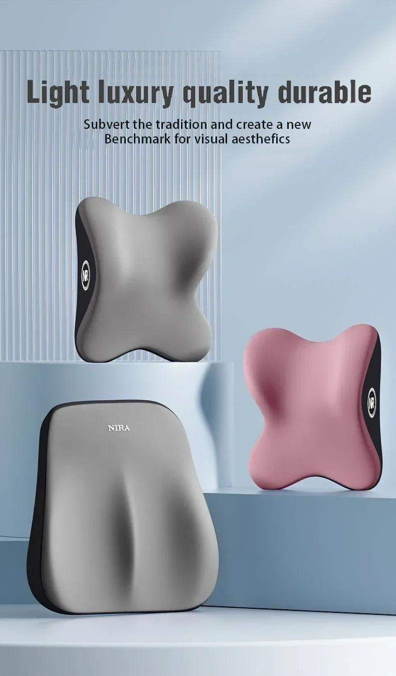 Ultimate Premium Memory Foam Car Lumbar Neck Cushion - Sublake 