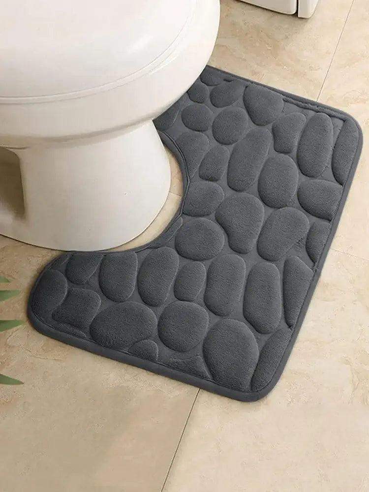 U-Shaped Toilet Mat Non-Slip Bathroom Pad - Sublake 