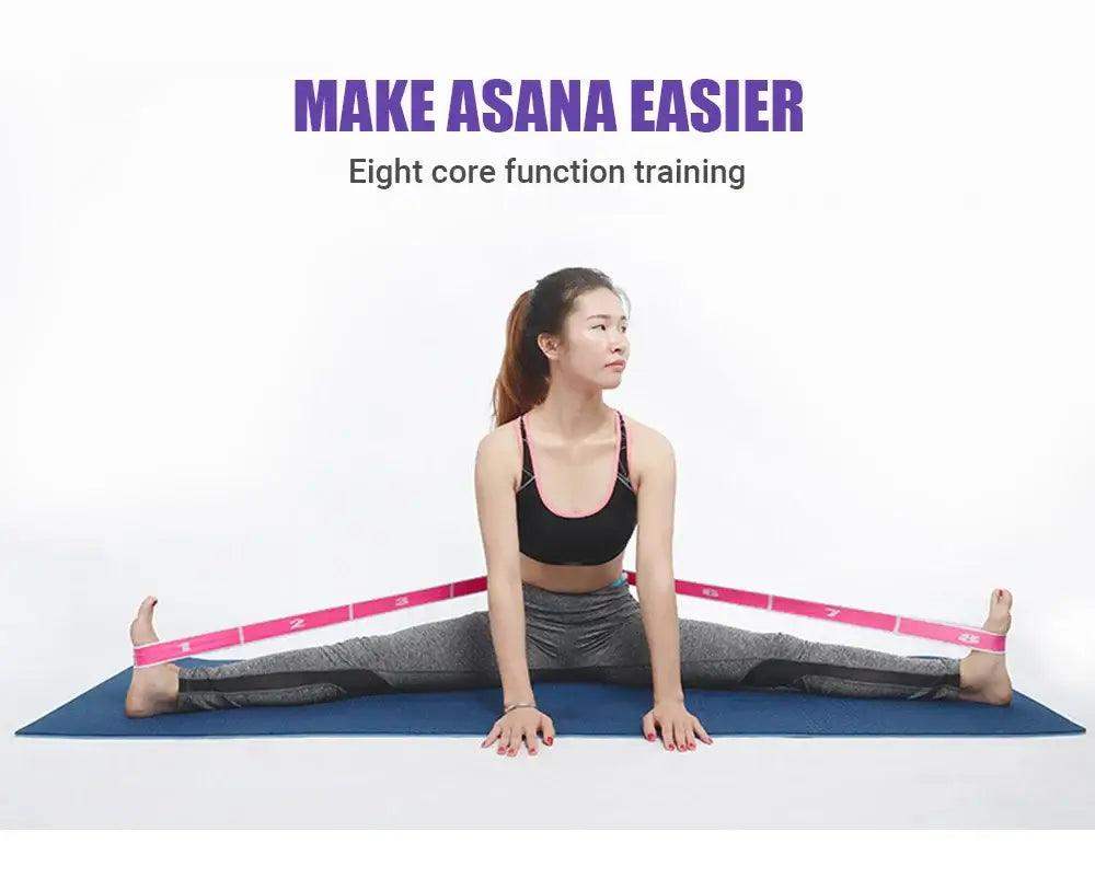 Unisex Elastic fitness, Gym & Yoga Resistance Stretch Band - Sublake 