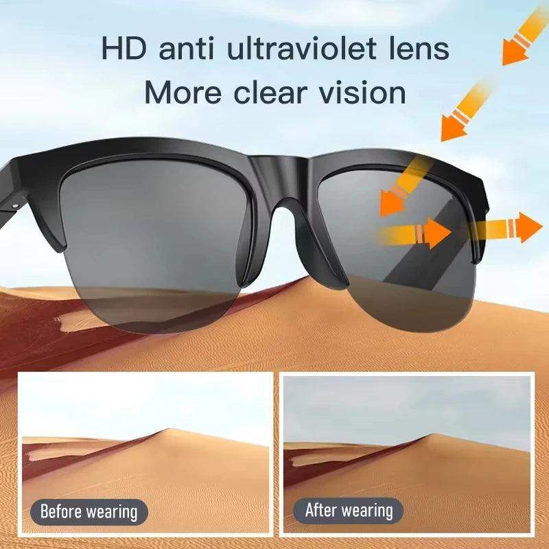 Unisex Smart Bluetooth Sunglasses with Call & UV Protection - Sublake 