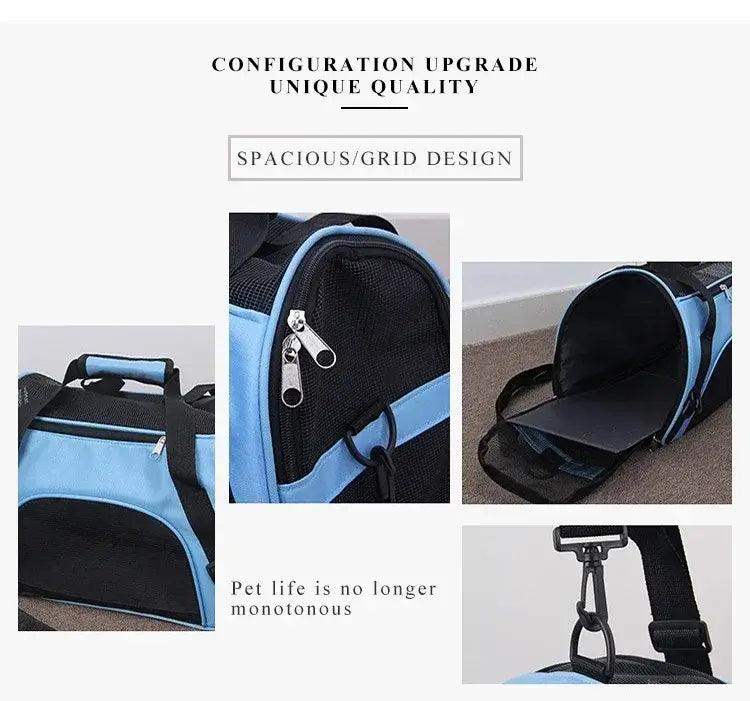 Portable Foldable Pet Travel Carrier Bag Mesh Safe - Sublake 