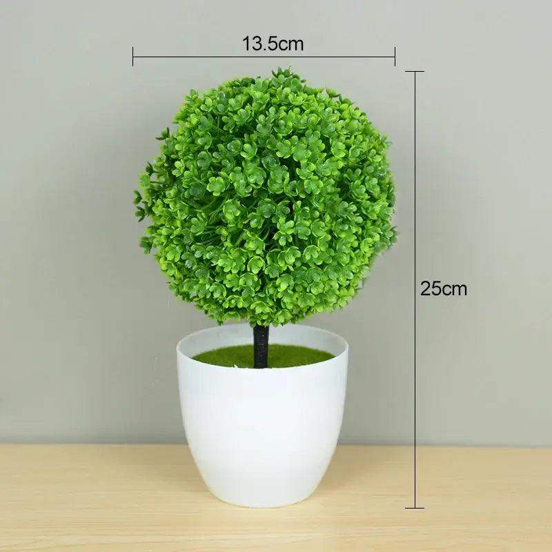 Artificial Plants Bonsai Small Tree Pot Fake Plant Flowers Potted Ornaments For Home Room Table Decoration Hotel Garden Decor - Sublake 