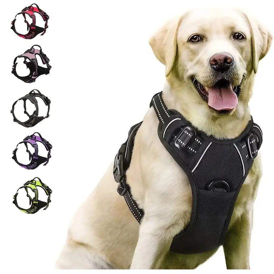 No Pull Dog Harness Front Clip Easy Control For Large Dogs - Sublake 