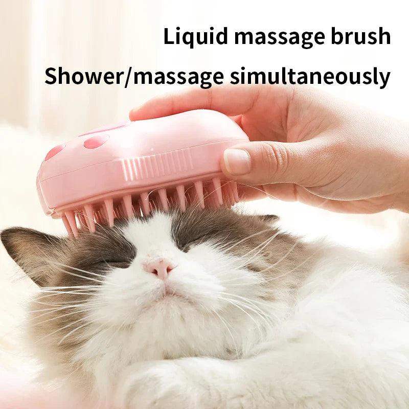 3 in 1 Pet Grooming Brush With Hair Removal And Massage - Sublake 