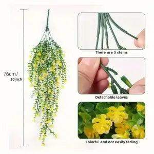 1Pcs 76CM Artificial Ivy Hanging Plants Fake Plant for Home Room Decor Garden Wedding Decoration Outdoor Ornaments Accessories - Sublake 