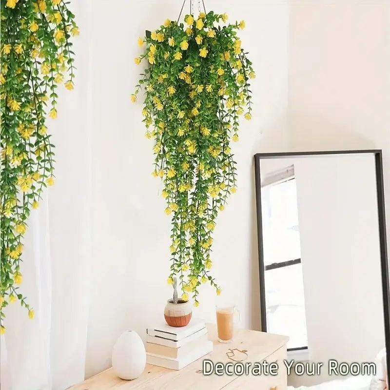 1Pcs 76CM Artificial Ivy Hanging Plants Fake Plant for Home Room Decor Garden Wedding Decoration Outdoor Ornaments Accessories - Sublake 