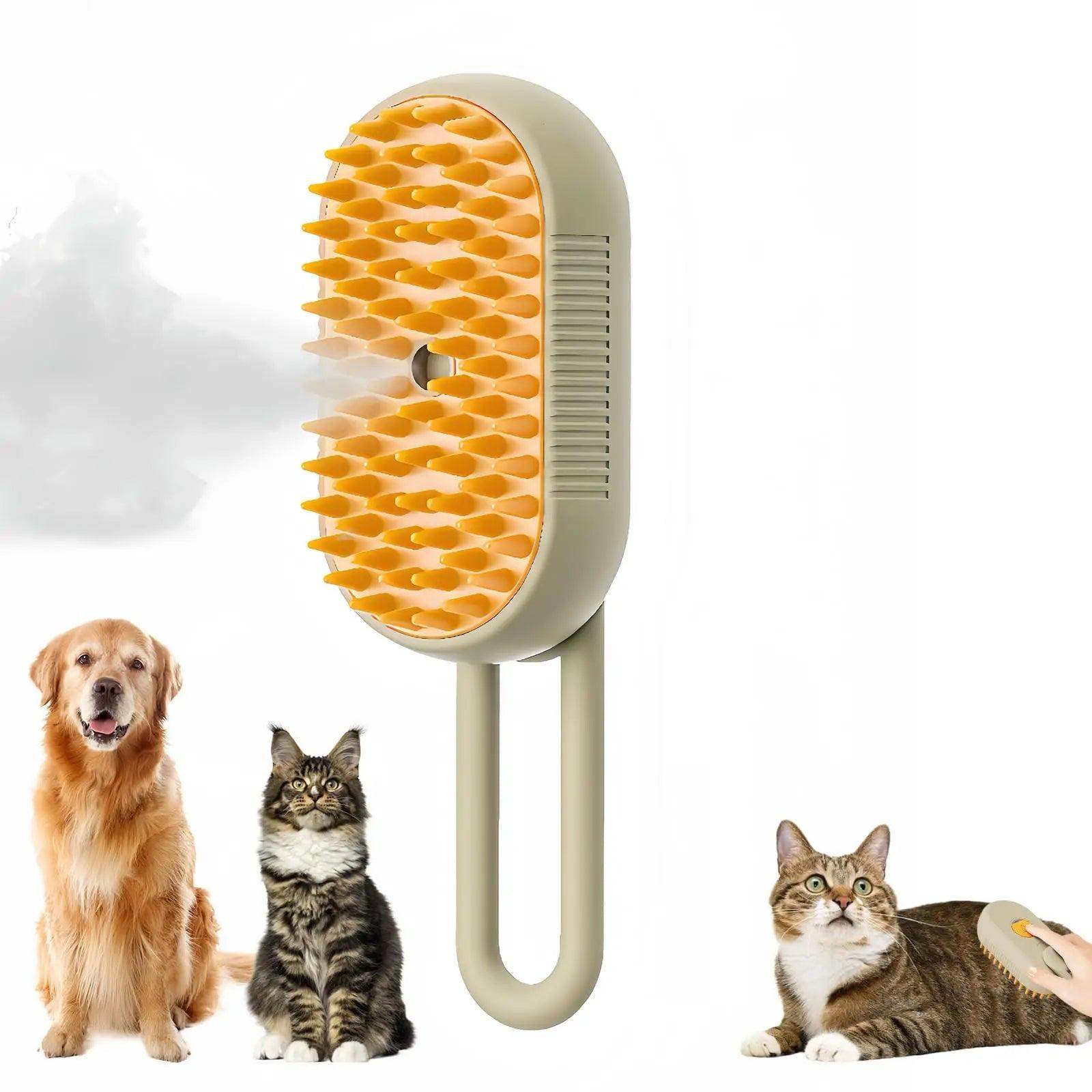 3 in 1 Pet Grooming Brush With Hair Removal And Massage - Sublake 