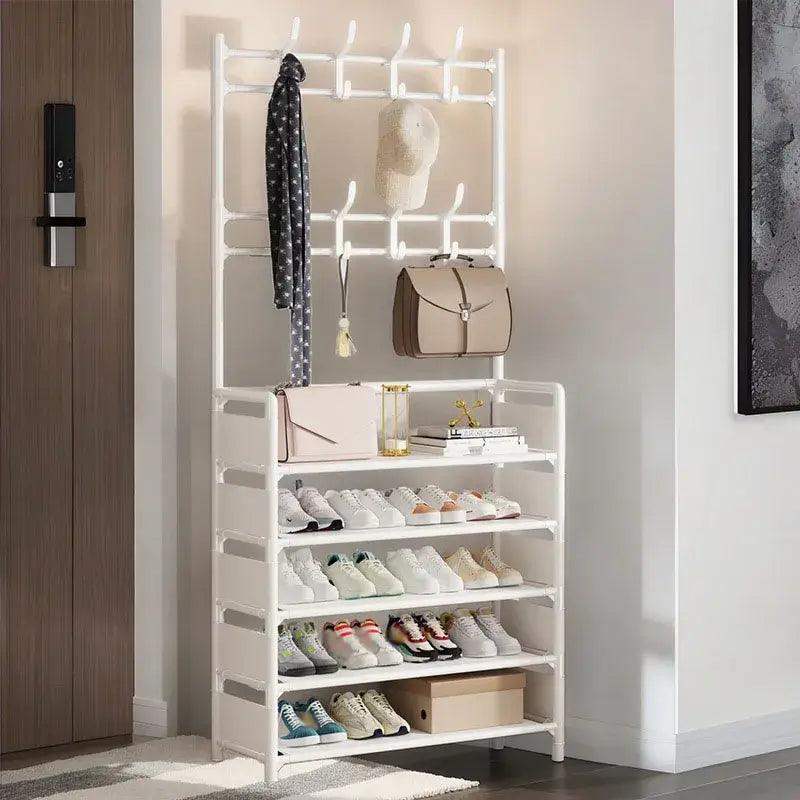 Multi-Layer Shoe & Hat Rack - Stylish Storage for Living Room - Sublake 
