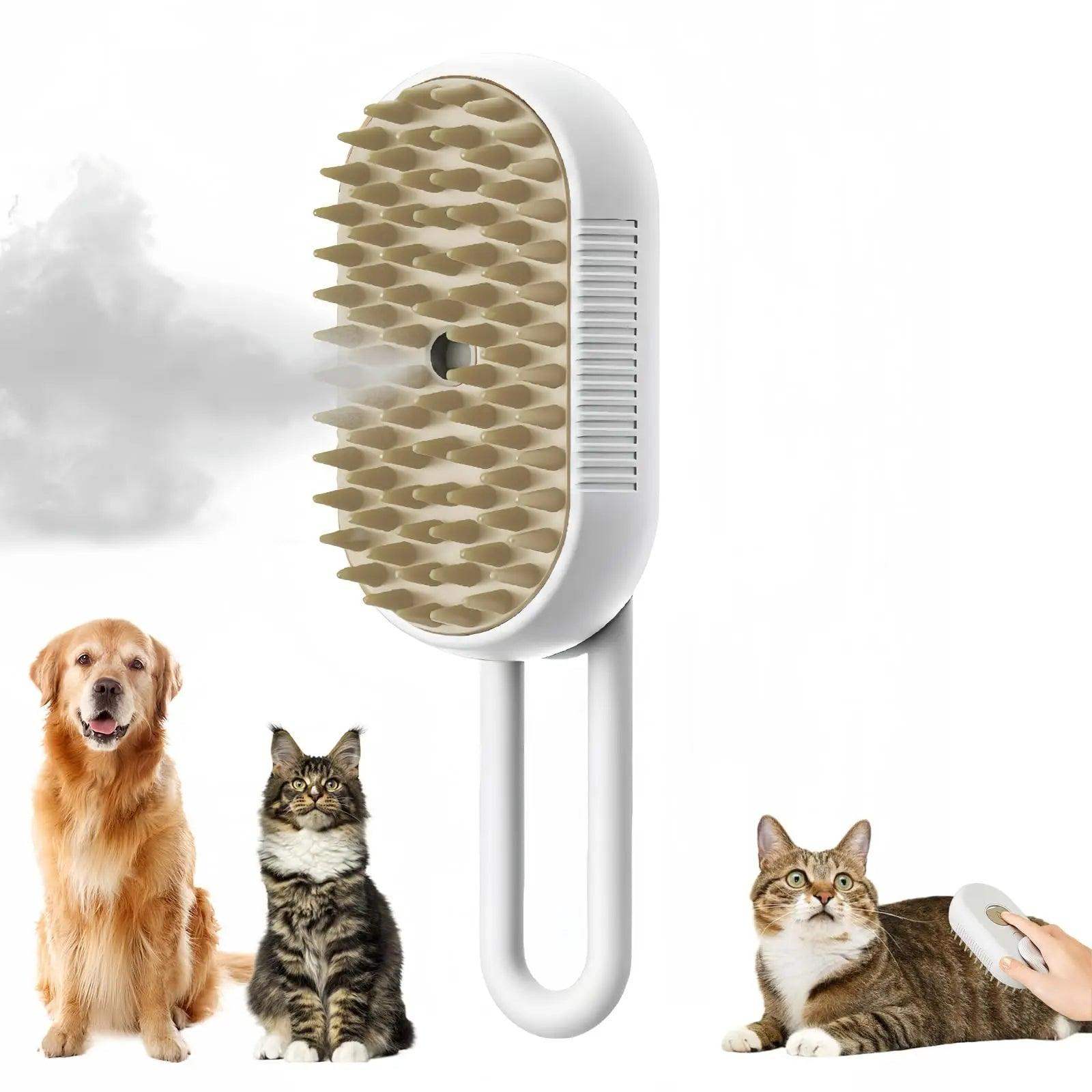 3 in 1 Pet Grooming Brush With Hair Removal And Massage - Sublake 