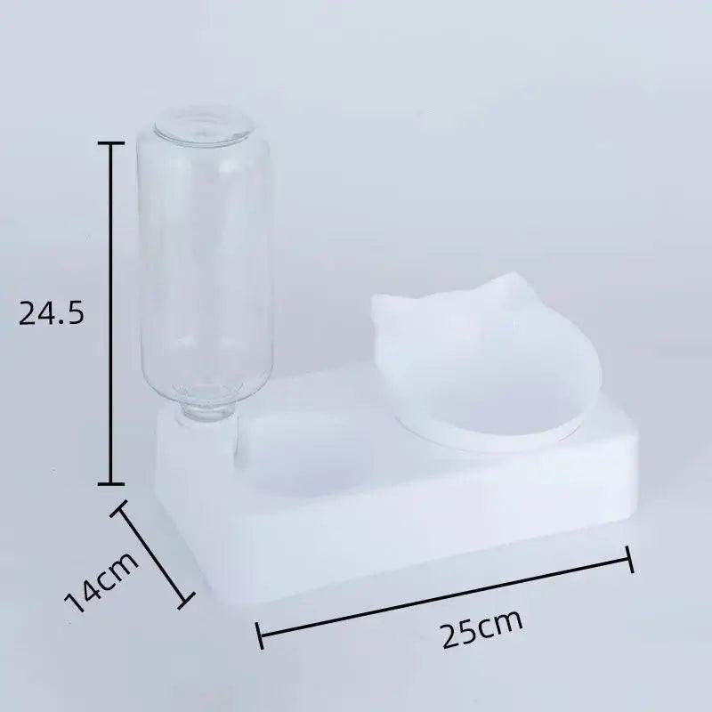 Dual-purpose Pet Bowl for Dogs & Cats with Cervical Protection - Sublake 