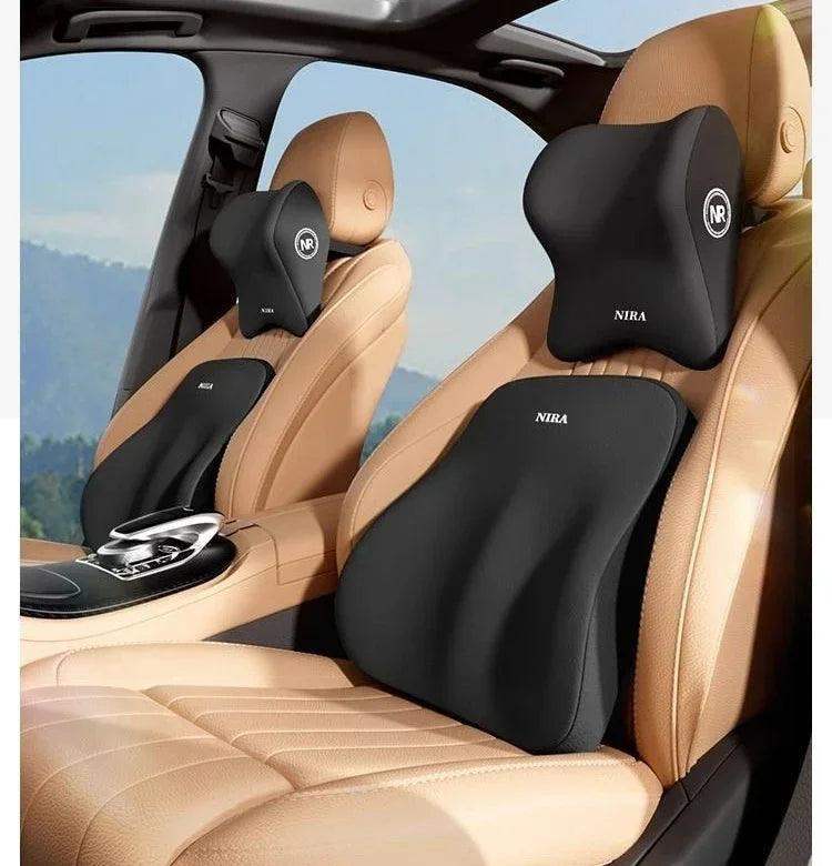 Ultimate Premium Memory Foam Car Lumbar Neck Cushion - Sublake 