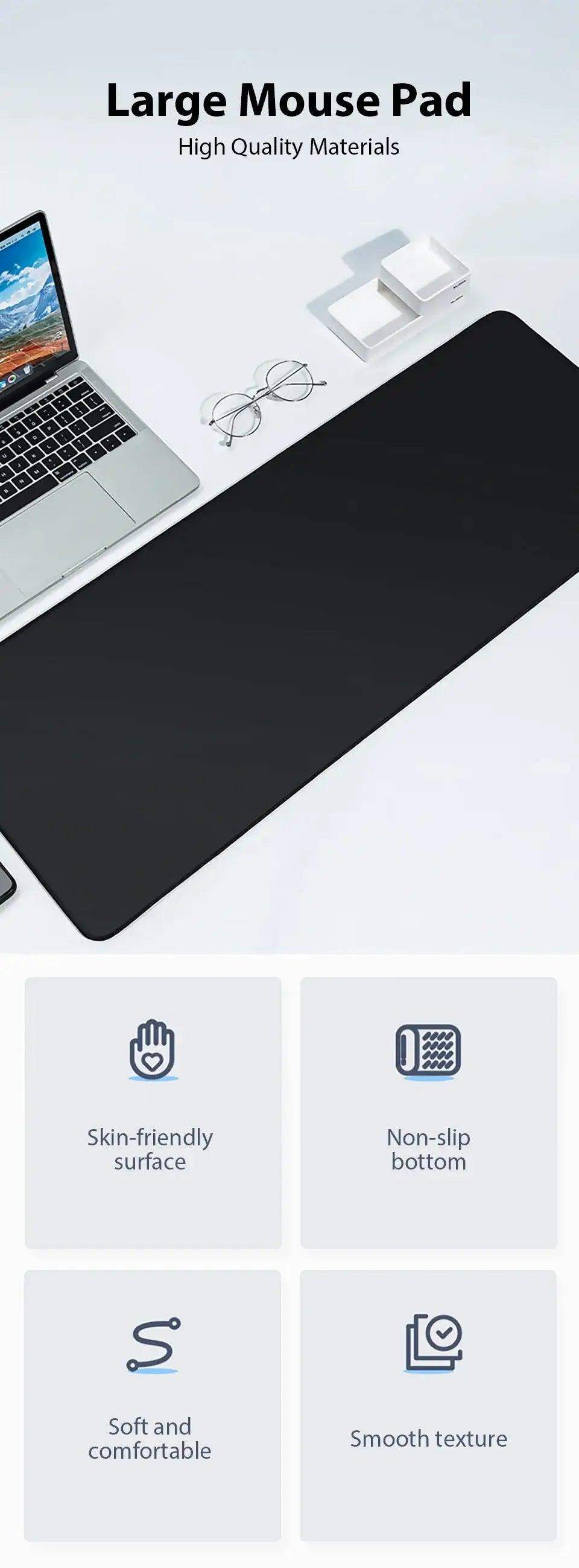 Premium XXL Anti-Slip Mousepad for Pro Gamers - Sublake 