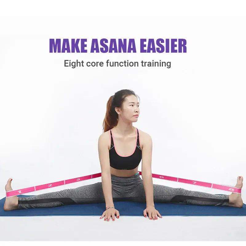 Unisex Elastic fitness, Gym & Yoga Resistance Stretch Band - Sublake 