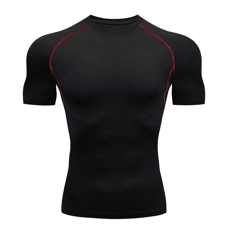 Men's Compression Short Sleeve Gym Fitness Running Shirt - Sublake 