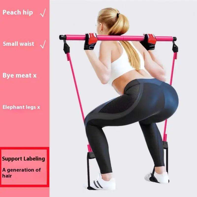 All-in-One Pilates Bar with Resistance Bands – Home Fitness - Sublake 