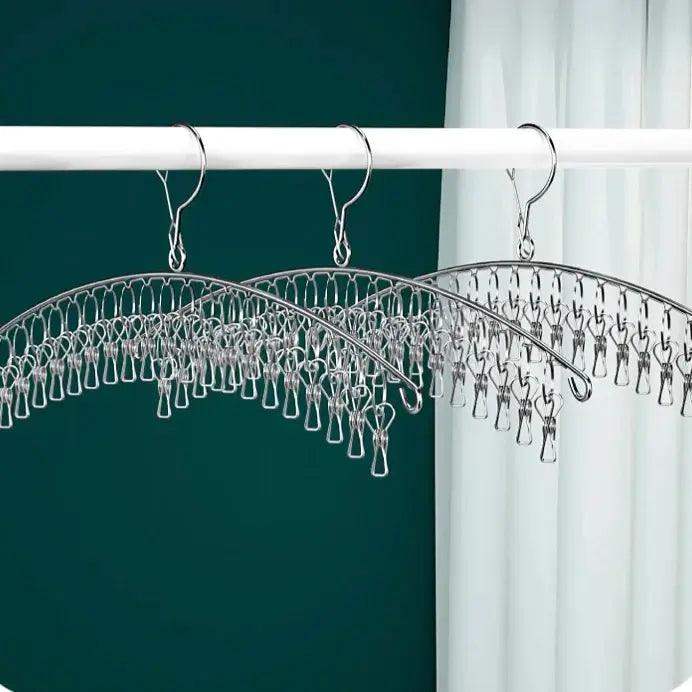 Windproof Premium Stainless Steel Laundry Hanger Clips - Sublake 