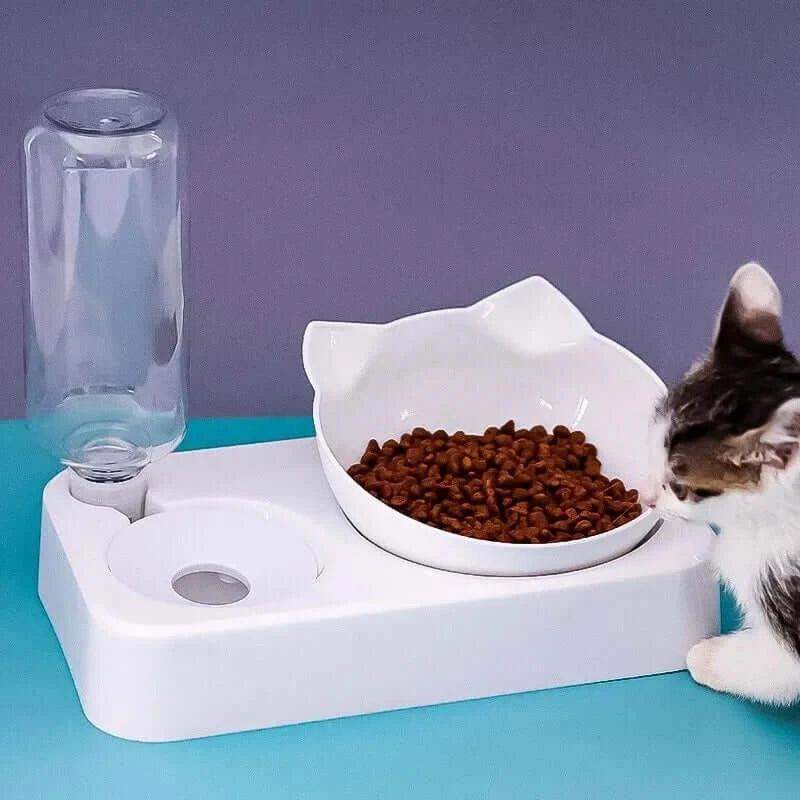 Dual-purpose Pet Bowl for Dogs & Cats with Cervical Protection - Sublake 