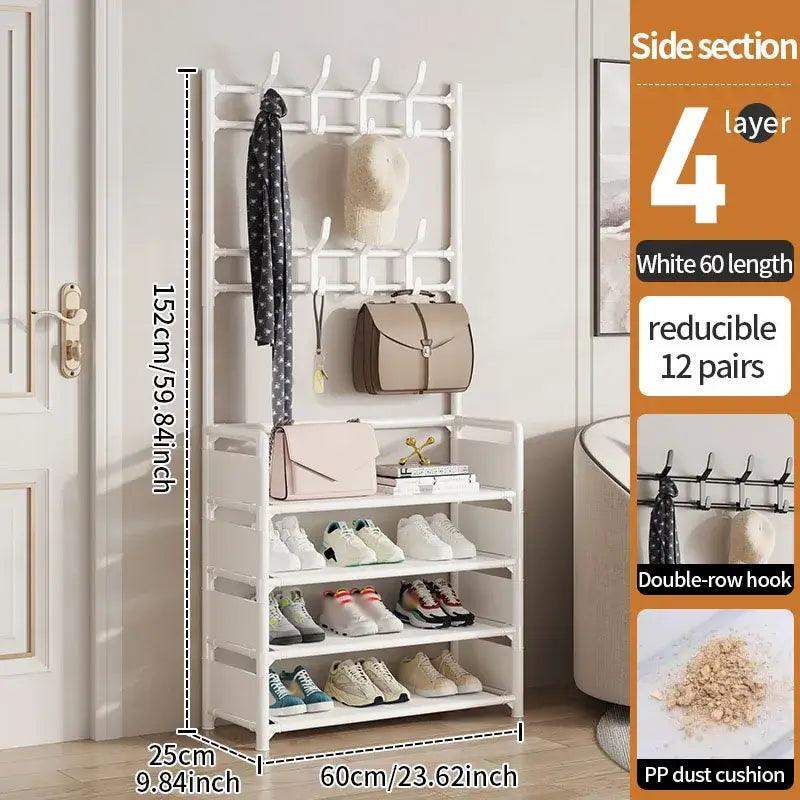 Multi-Layer Shoe & Hat Rack - Stylish Storage for Living Room - Sublake 