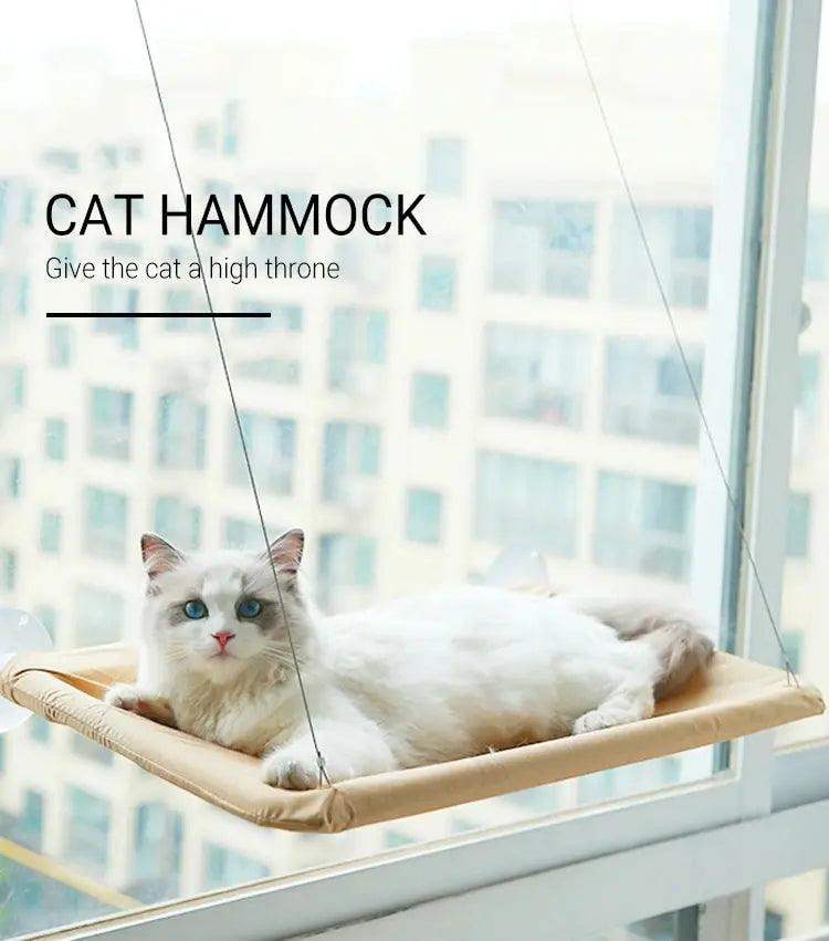 Window Cat Hammock with Suction Cup Mount Seat - Sublake 