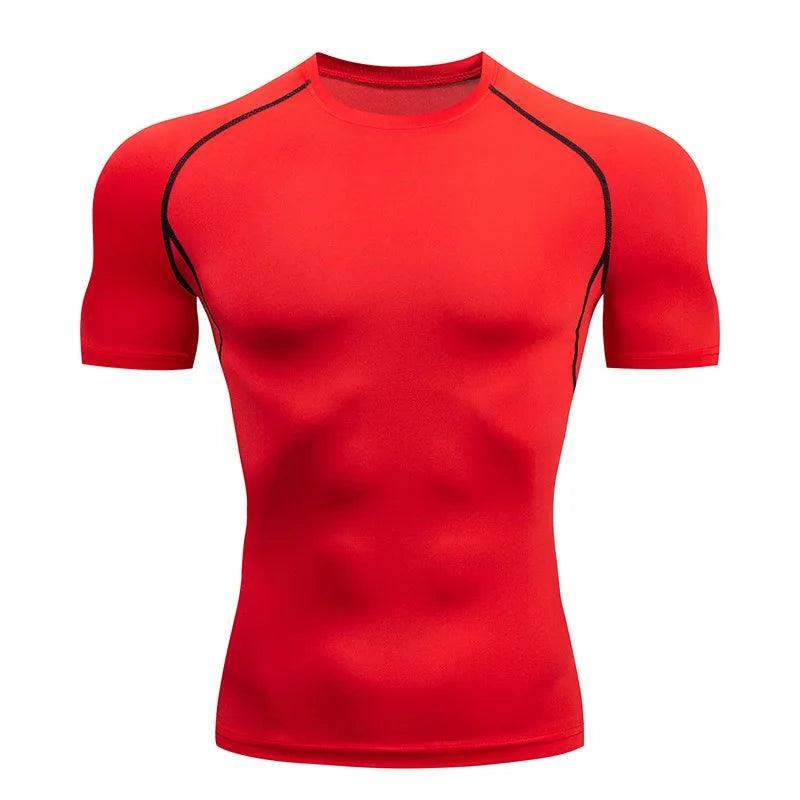 Men's Compression Short Sleeve Gym Fitness Running Shirt - Sublake 
