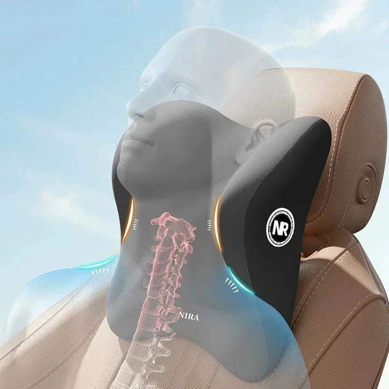 Ultimate Premium Memory Foam Car Lumbar Neck Cushion - Sublake 