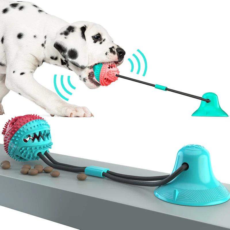Interactive Dog Toy – Suction Cup with Rope & Slow Feeder - Sublake 