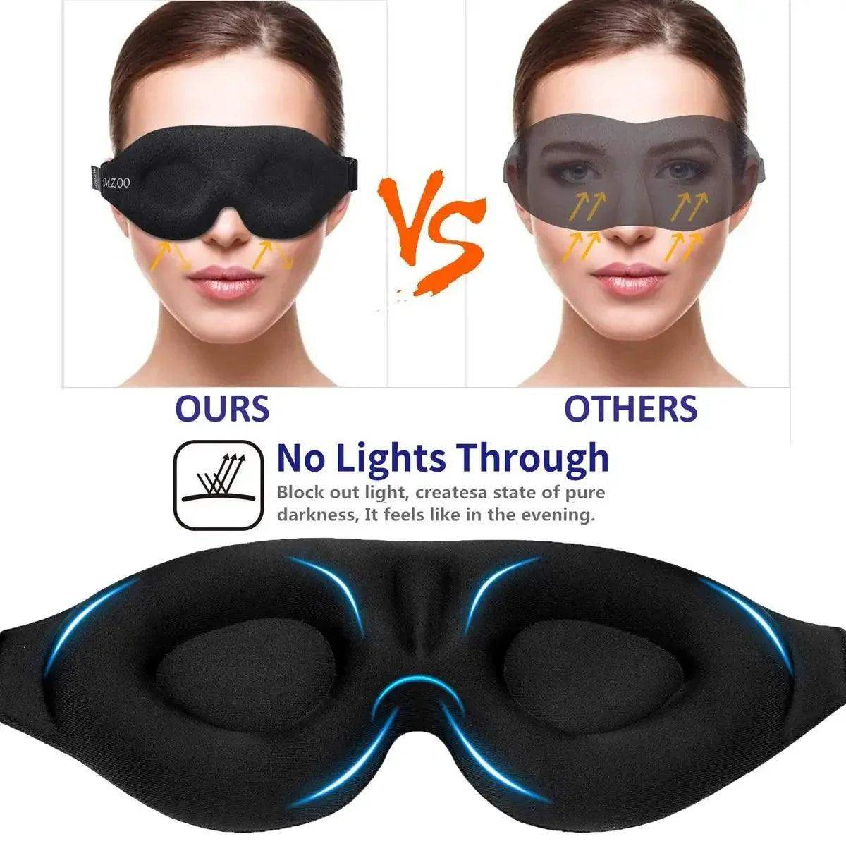 3D Eye Mask for Sleeping with Light-Blocking Design - Sublake 