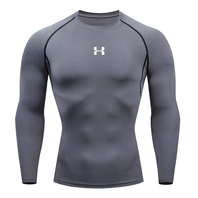 Men Premium Compression Gym Athletic Running Tshirt - Sublake 