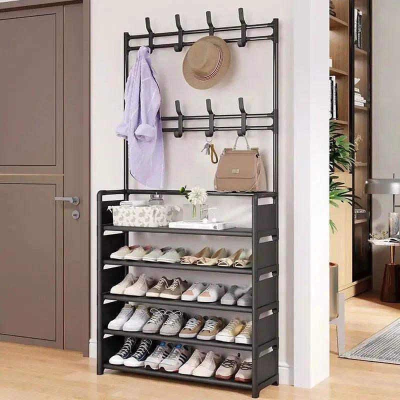 Multi-Layer Shoe & Hat Rack - Stylish Storage for Living Room - Sublake 