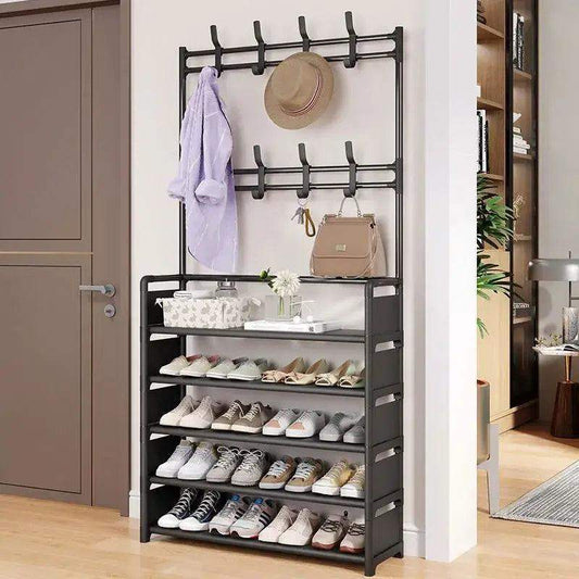 Multi-Layer Shoe & Hat Rack - Stylish Storage for Living Room - Sublake 
