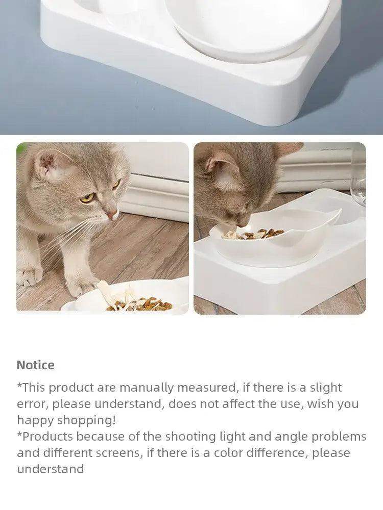 Dual-purpose Pet Bowl for Dogs & Cats with Cervical Protection - Sublake 