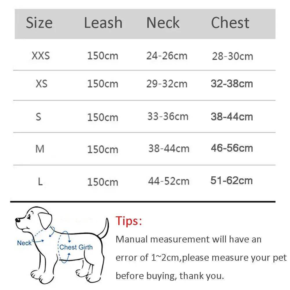 Reflective Harness Leash Set for Small Dogs - Sublake 