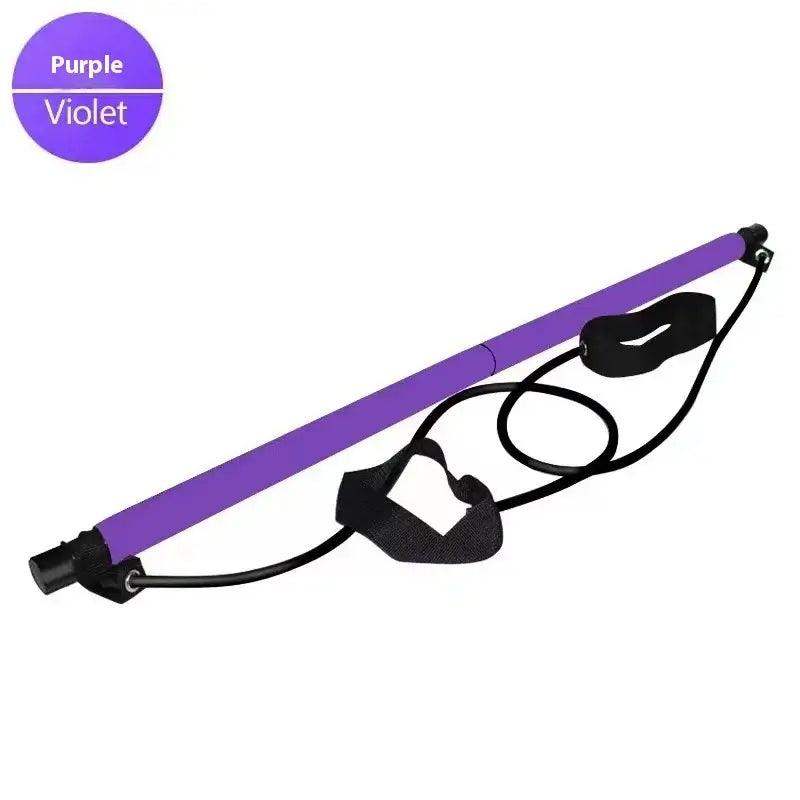 All-in-One Pilates Bar with Resistance Bands – Home Fitness - Sublake 
