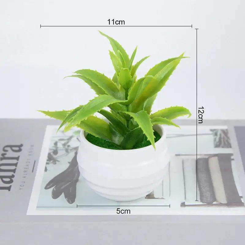 Artificial Plants Bonsai Small Tree Pot Fake Plant Flowers Potted Ornaments For Home Room Table Decoration Hotel Garden Decor - Sublake 