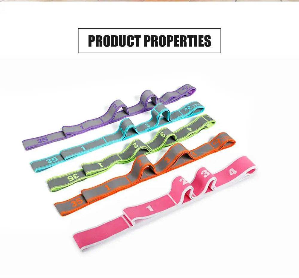 Unisex Elastic fitness, Gym & Yoga Resistance Stretch Band - Sublake 